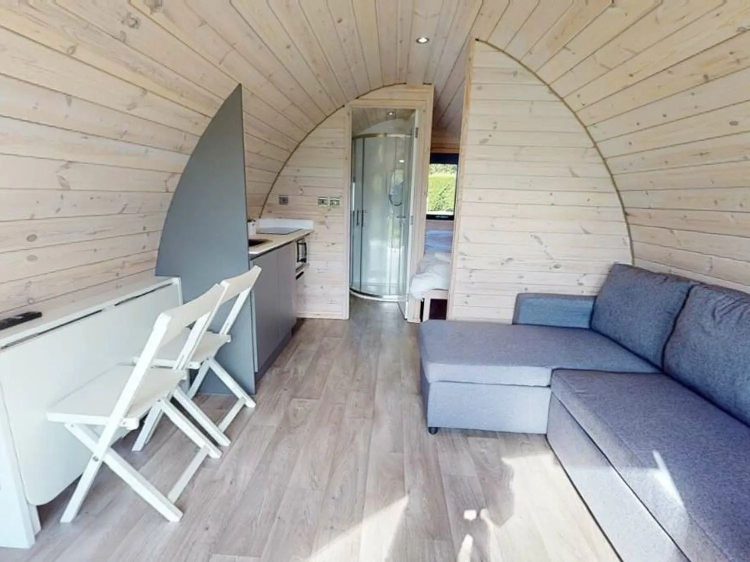 Interior of a pod
